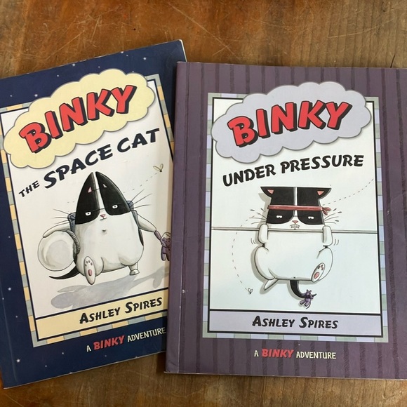 Binky Adventure Books Set of two signed by author - Picture 1 of 16
